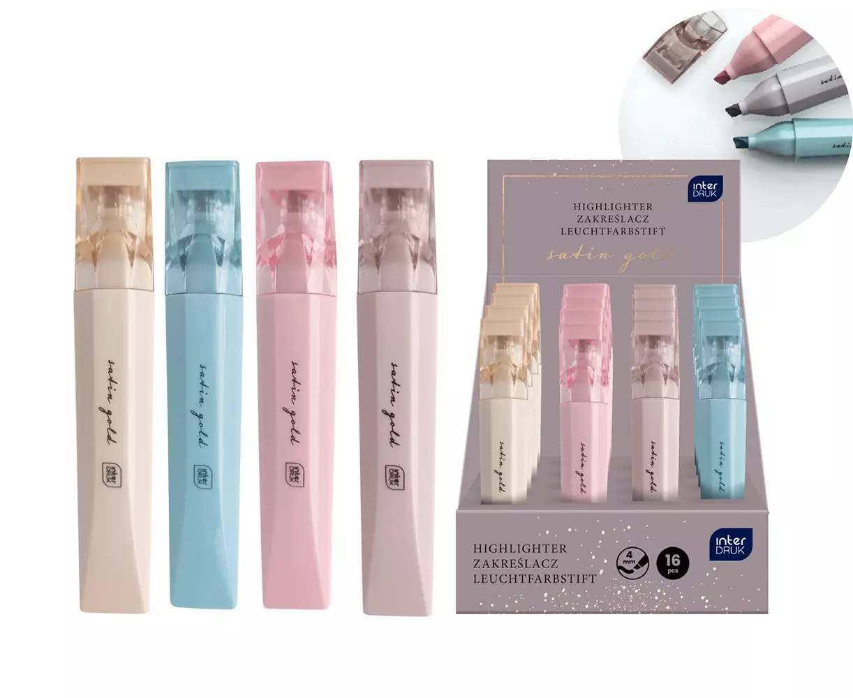 Zakreślacz Pastel Satin Gold - Papiernicze i szkolne