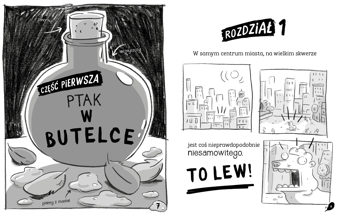 Odlotowe gołębie pożerają niebezpieczeństwo - Książki