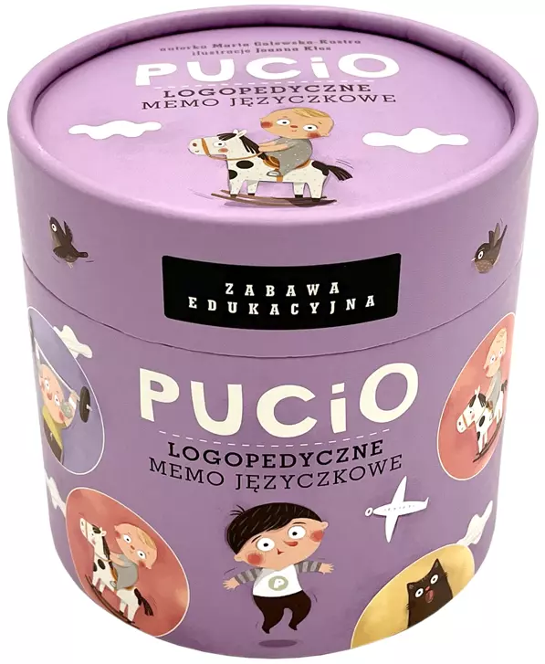 Pucio Logopedyczne memo języczkowe - ćwiczenia gra edukacyjna dla dzieci