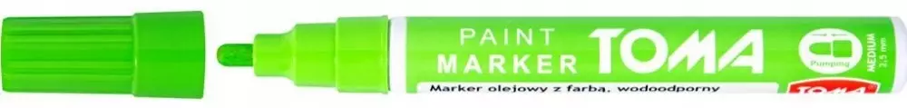 Marker do renowacji, olejowy, permanentny zielony pastelowy Toma 1 szt. - Papiernicze i szkolne