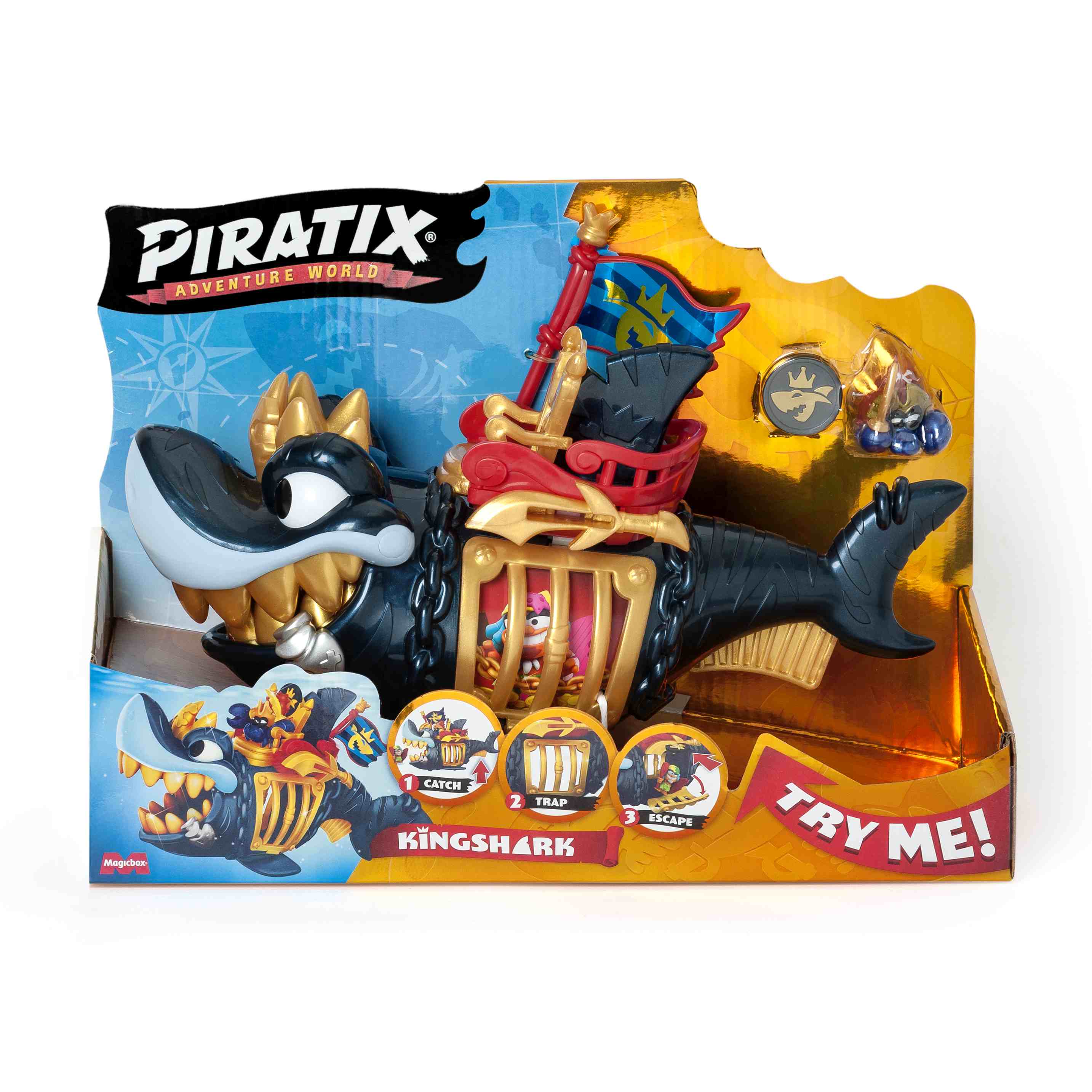 MBX PIRATIX 1X2 KINGSHARK GOLDEN TEETH - Zabawki