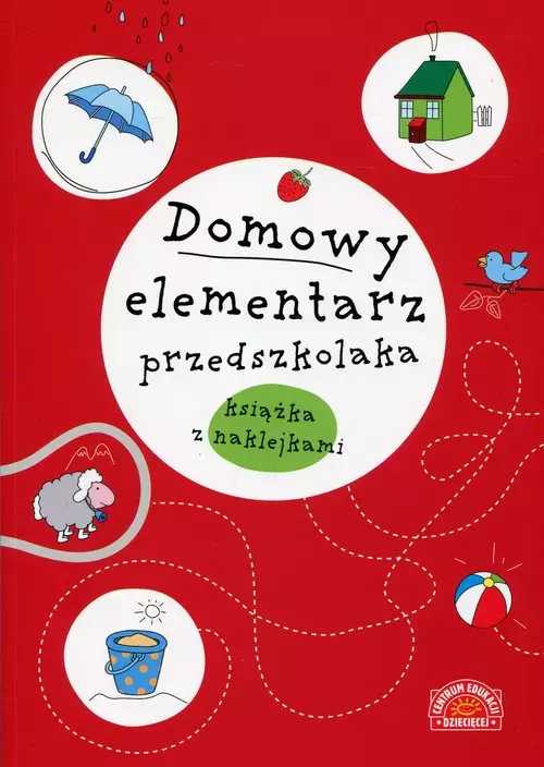 Domowy elementarz przedszkolaka. Mądre dziecko. Książka z naklejkami - Książki