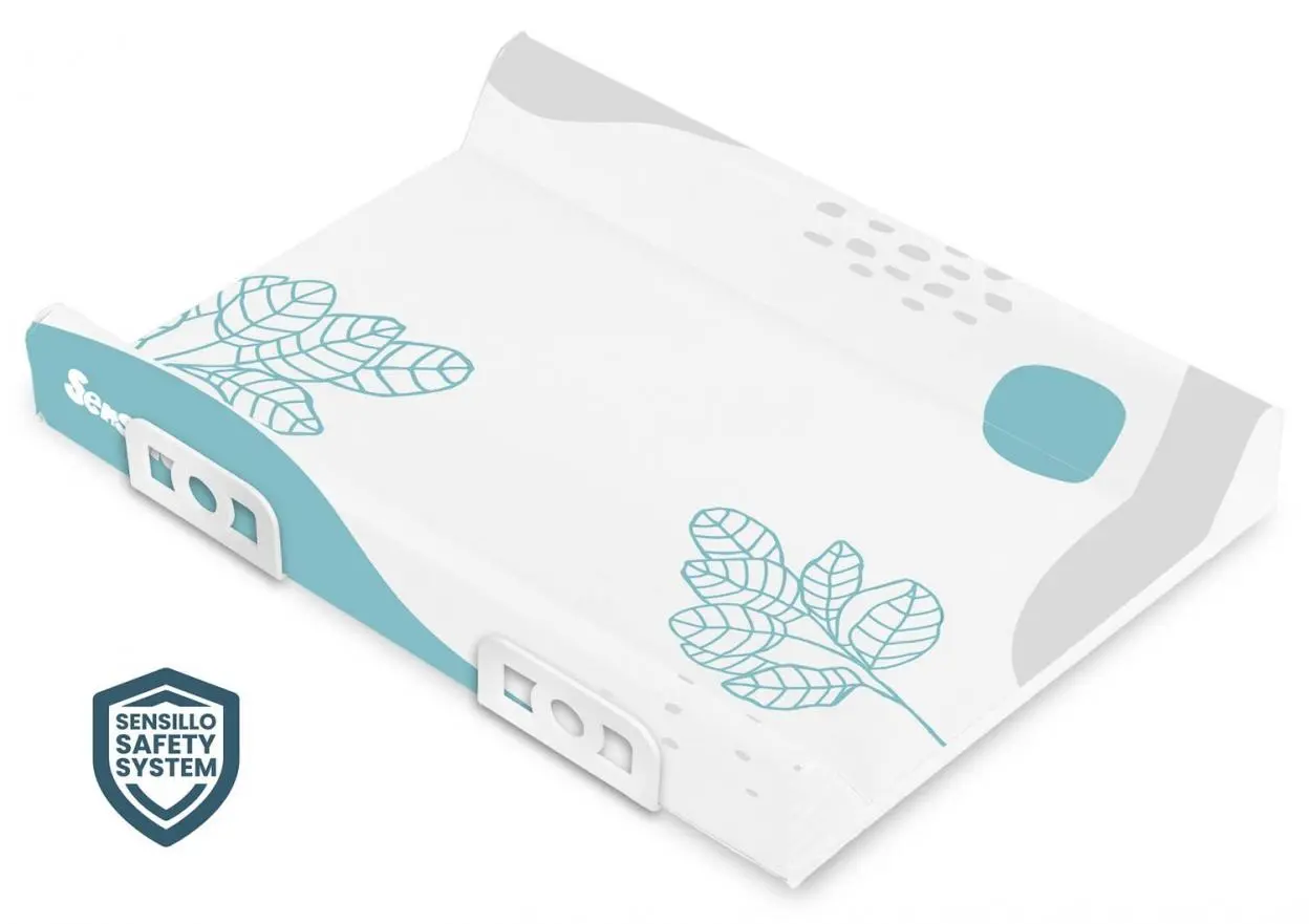 Przewijak usztywniany Safety System boho niebieski - Mama i dziecko