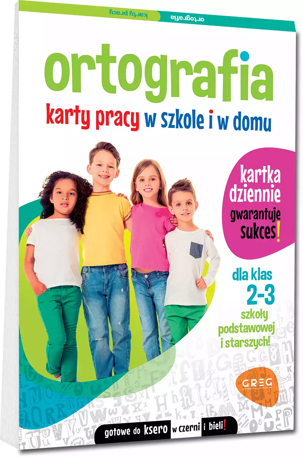 Ortografia. Karty pracy w szkole i w domu dla klas 2-3 szkoły podstawowej i starszych! - Książki