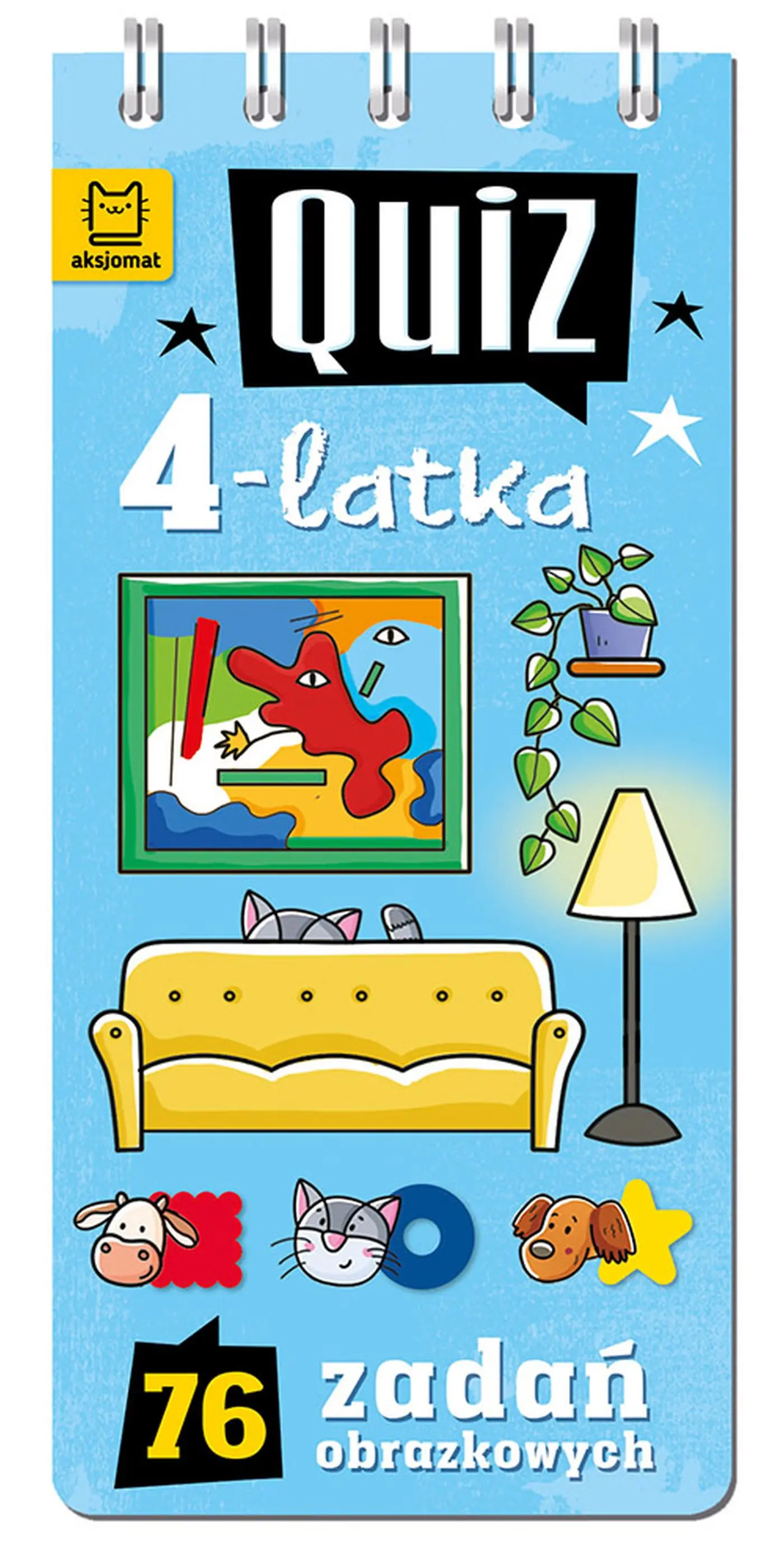 Quiz 4-latka. 76 zadań obrazkowych - Książki