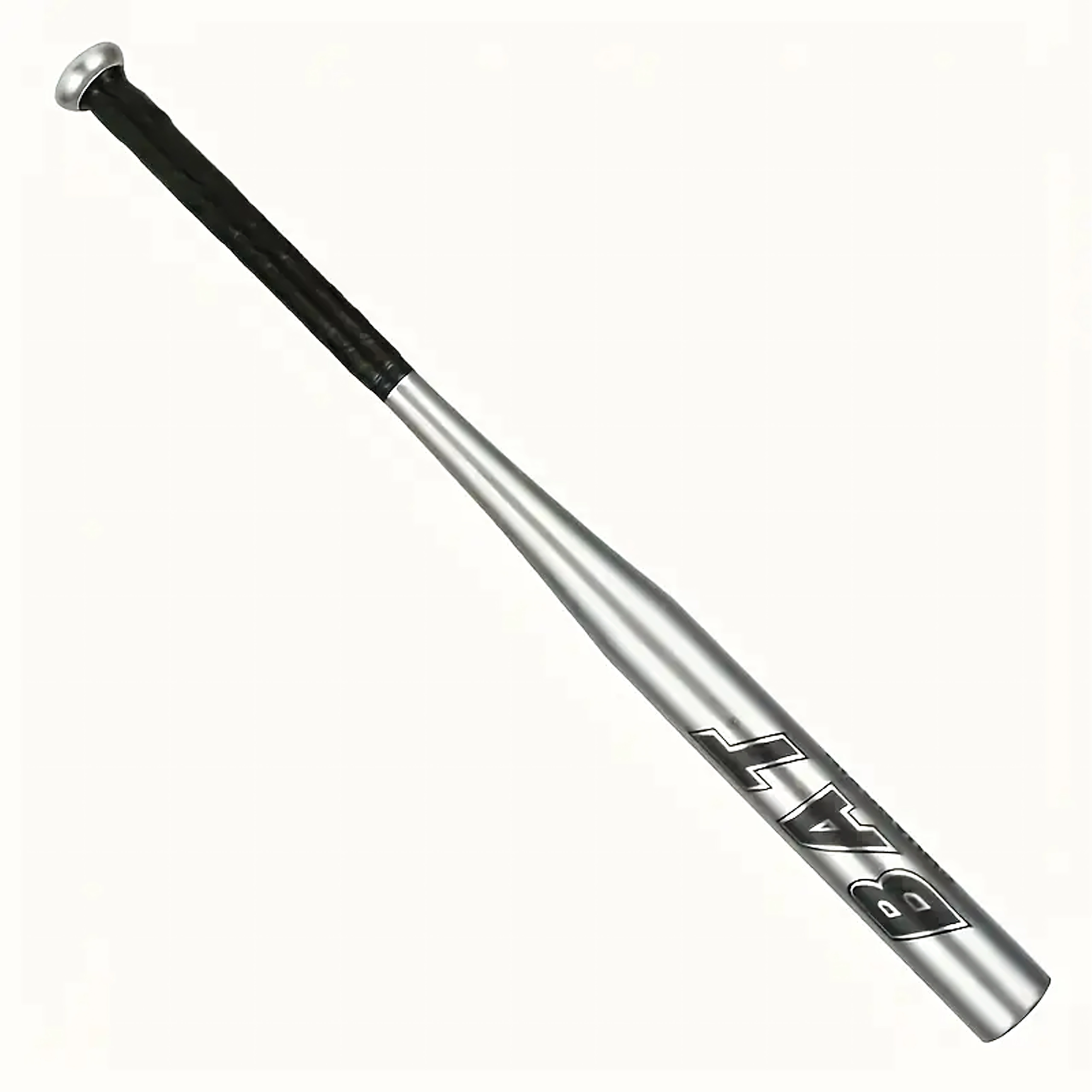 Kij Baseballowy Bejsbolowy Bat Aluminiowy 25" 64cm Mocny Treningowy Srebrny - Elektronika i akcesoria
