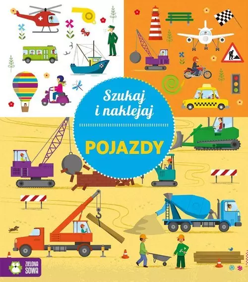Szukaj i naklejaj. Pojazdy - Książki