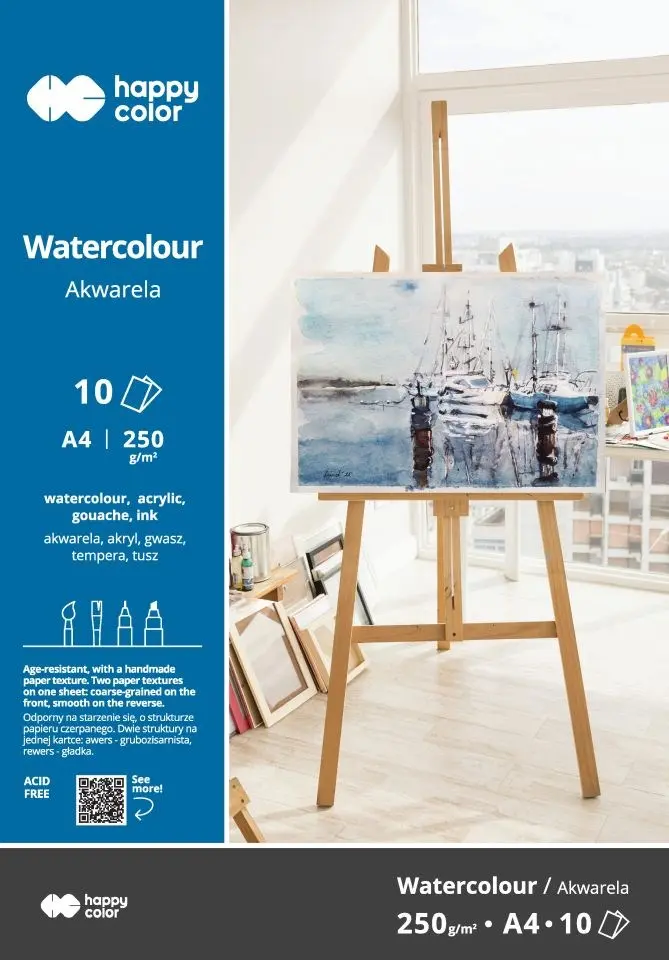 Blok akwarelowy Art A4/10K 250g - Papiernicze i szkolne