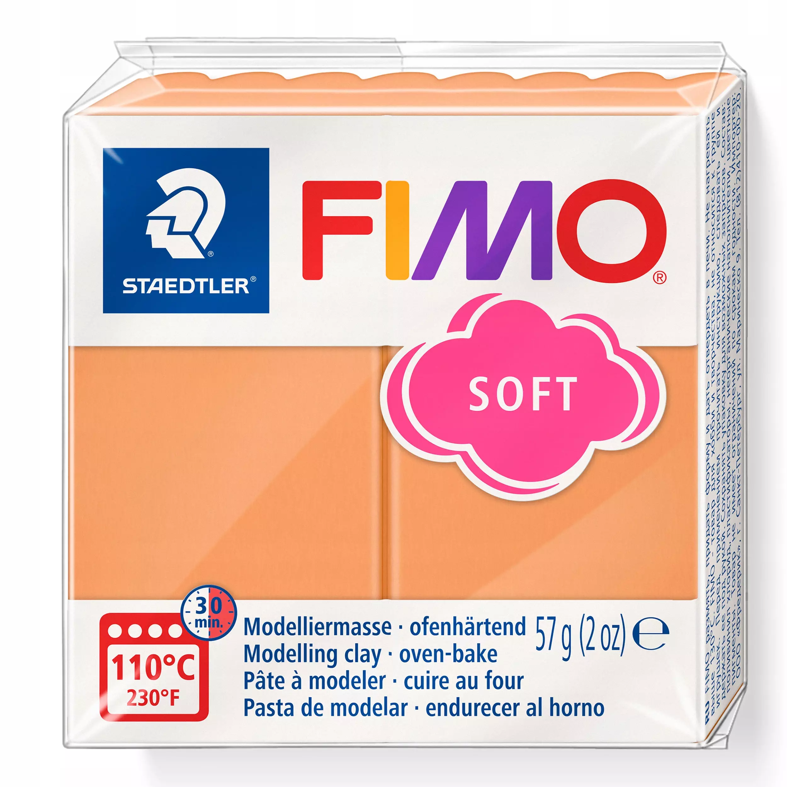 Fimo Effect MASA PLASTYCZNA PAPAJA SORBET 57g 8020-T41 - Papiernicze i szkolne