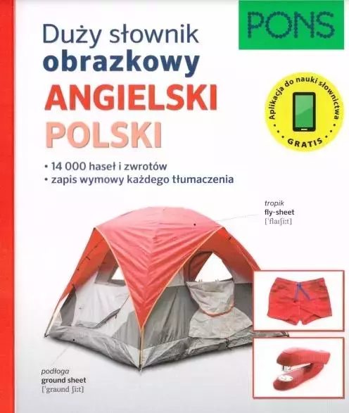 Duży słownik obrazkowy. Angielski - Książki