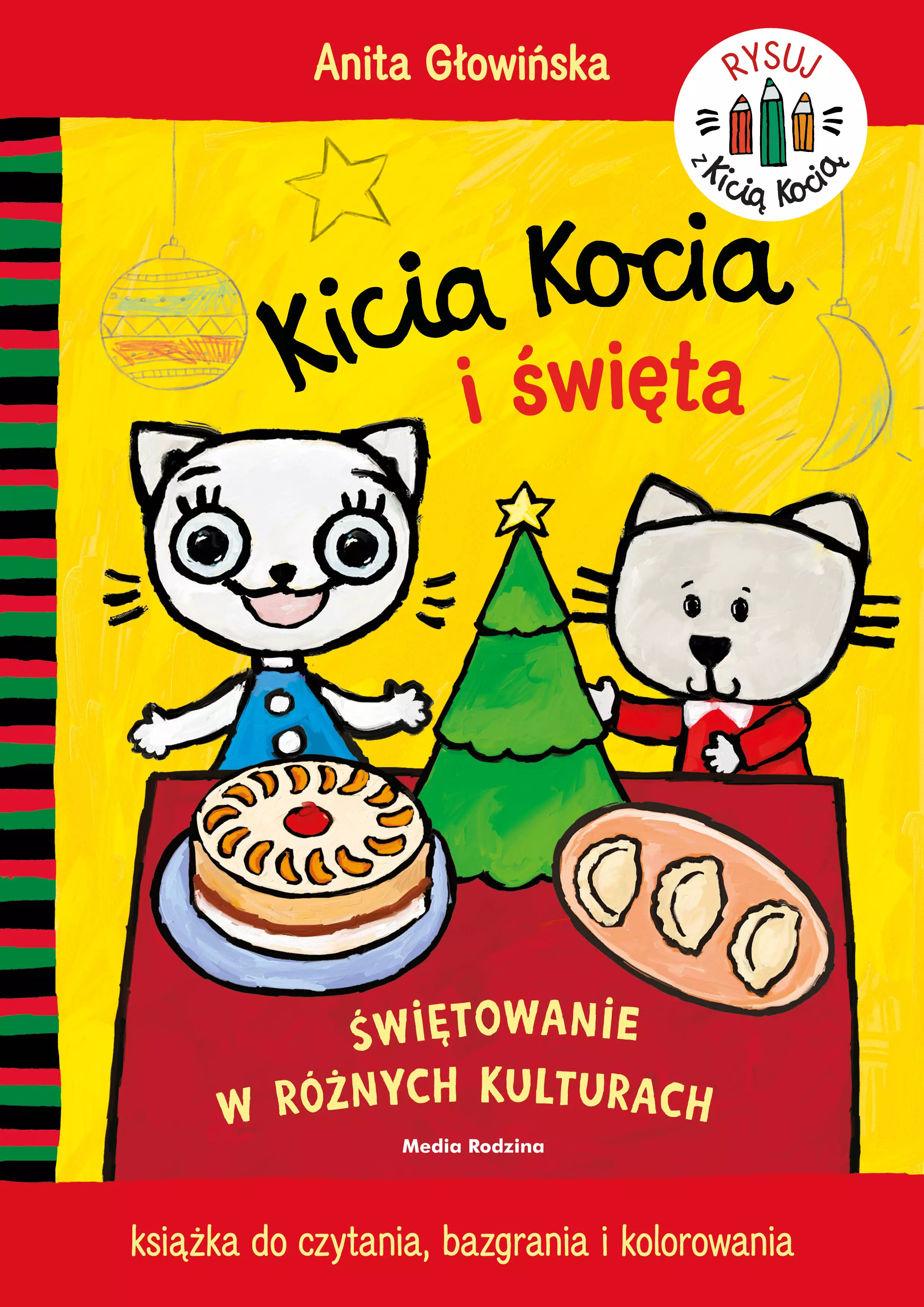 Kicia Kocia i święta. Kolorowanka - Książki