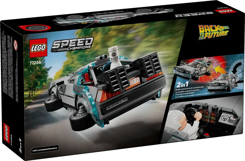 LEGO Speed Champions Wehikuł czasu z Powrotu do przyszłości 77256 - Zabawki