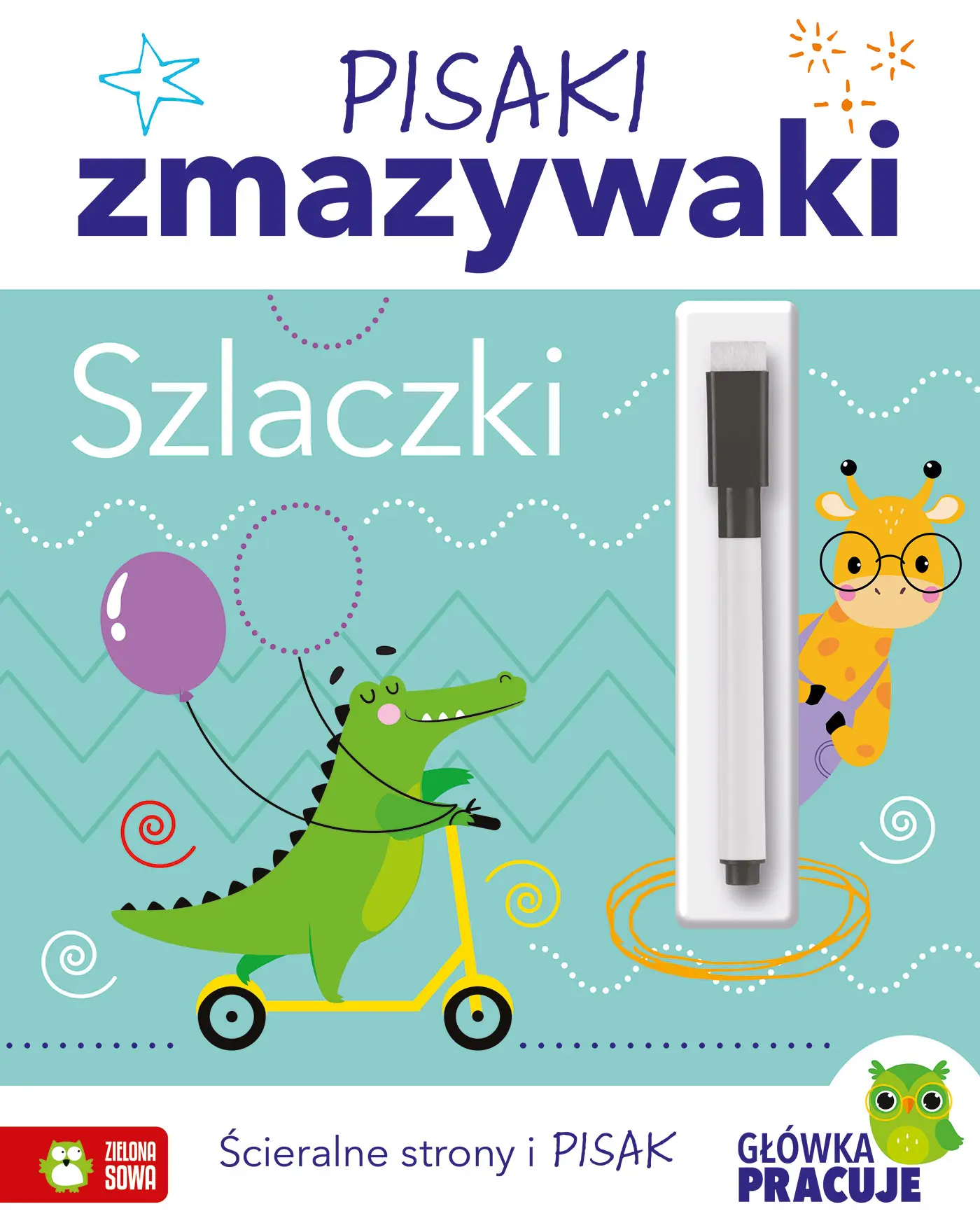Pisaki zmazywaki. Szlaczki - Książki