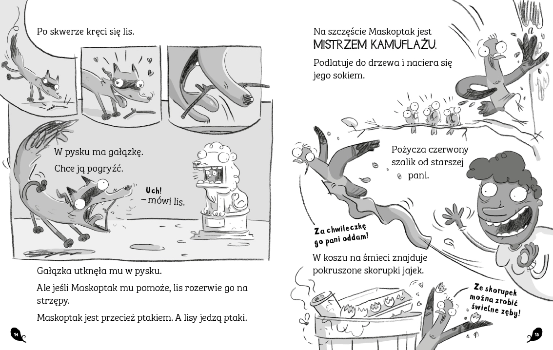 Odlotowe gołębie pożerają niebezpieczeństwo - Książki