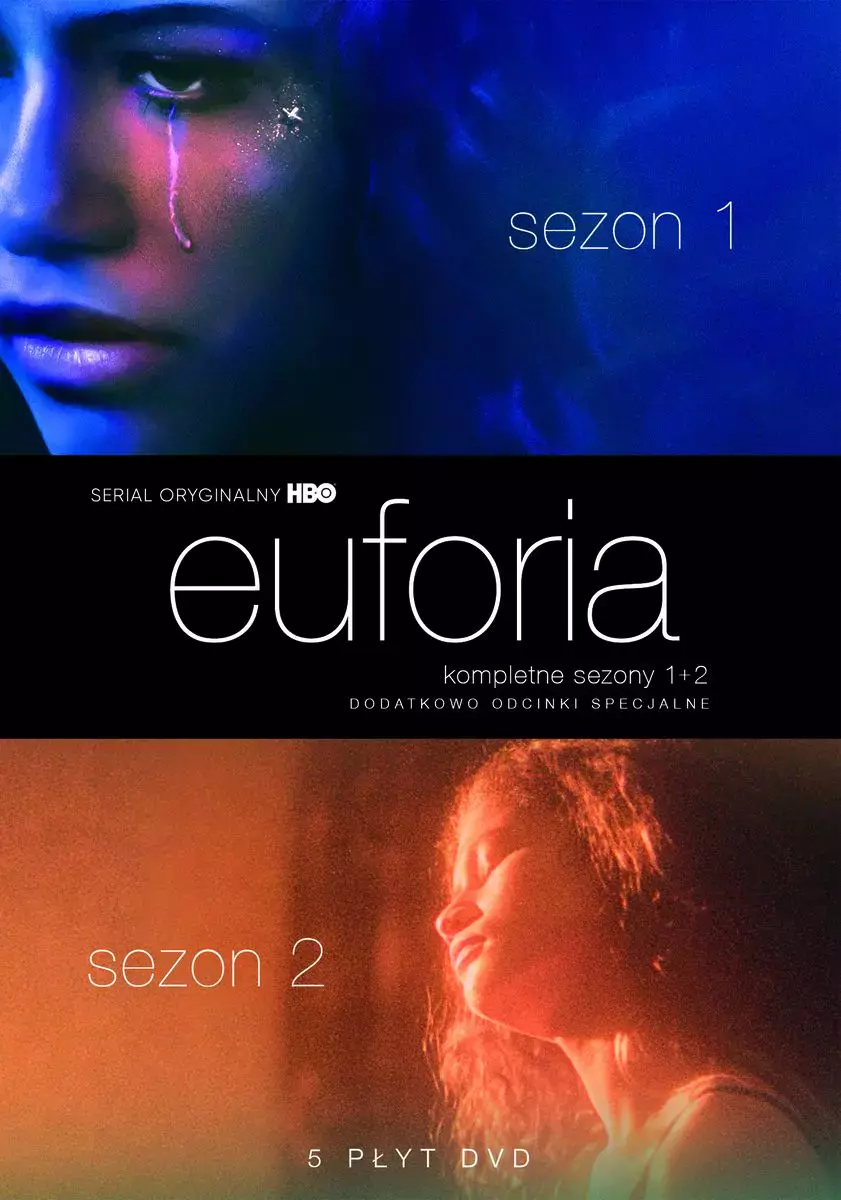 Euforia. Sezony 1-2, 5 DVD - Filmy