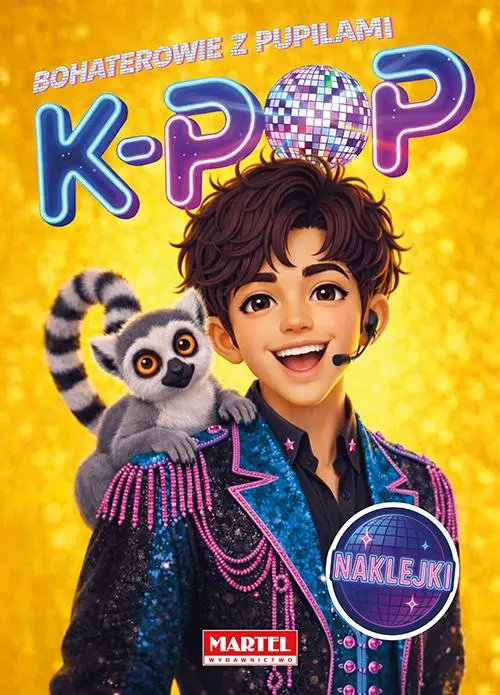 Książeczka z naklejkami. Gwiazdy K-Pop z pupilami - Książki
