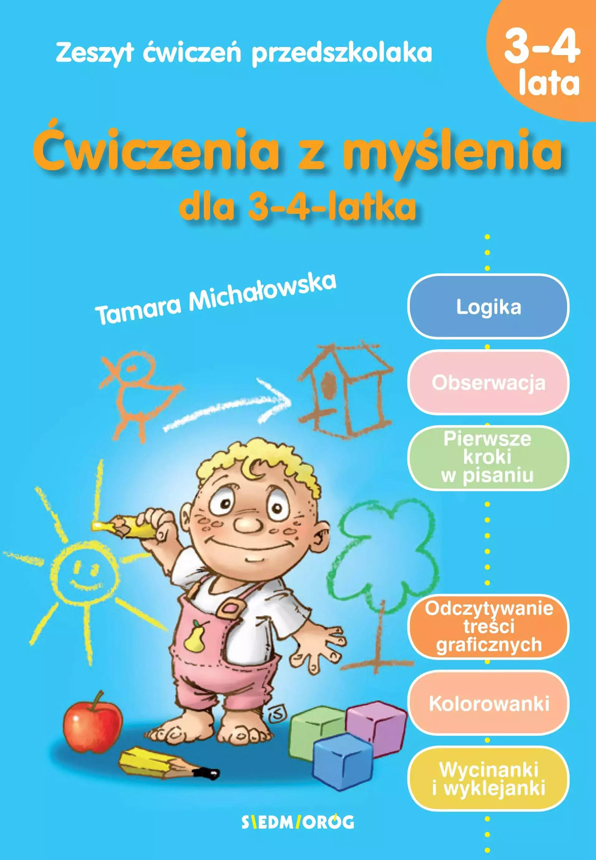 Ćwiczenia z myślenia dla 3-4-latka - Książki