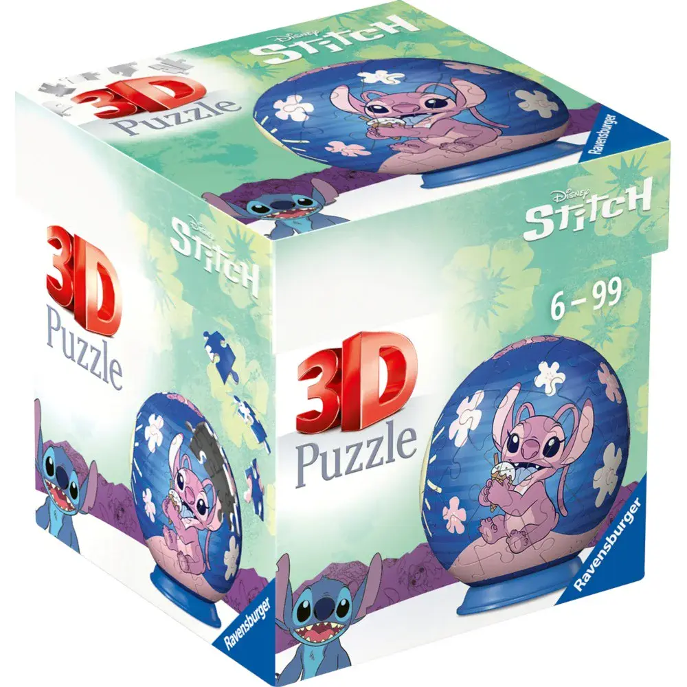 Puzzle 3D 54 elementy. Stitch 2 - Puzzle