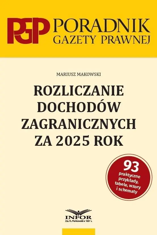 Rozliczanie dochodów zagranicznych za 2025 - Książki