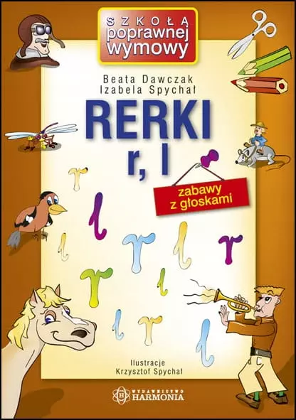 Rerki r, l. Zabawy z głoskami. Oprawa miękka. Wydanie 2024 - Książki
