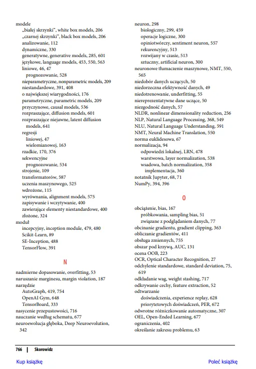 Uczenie maszynowe z użyciem Scikit-Learn, Keras i TensorFlow - Książki
