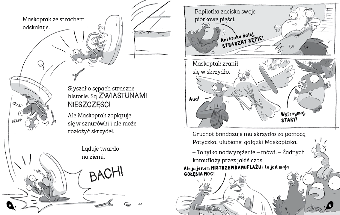 Odlotowe gołębie odpalają gniazdolot - Książki