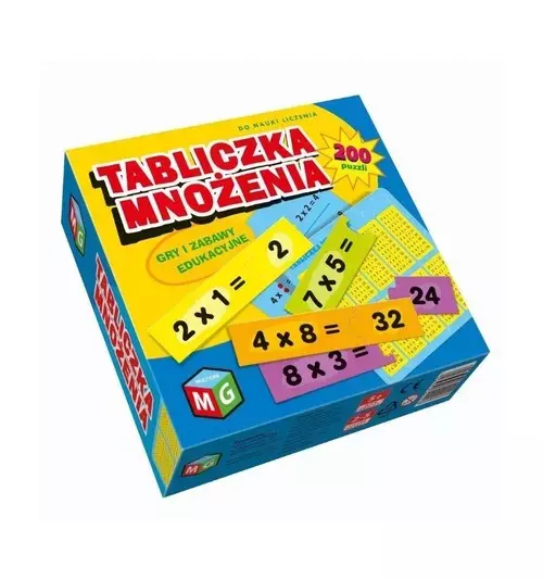 Tabliczka mnożenia. Gry i zabawy edukacyjne - Gry