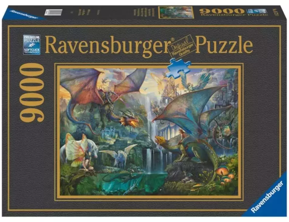 Puzzle 9000 elementów. Smok