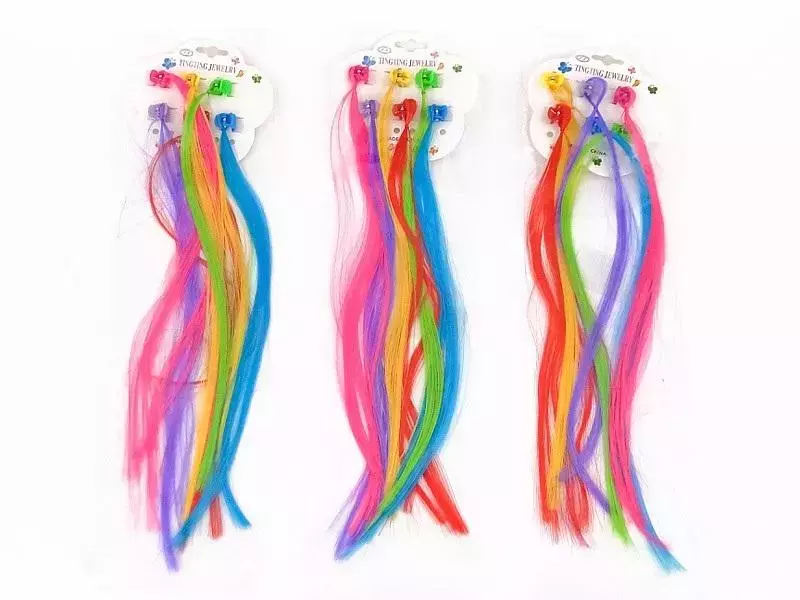 Warkoczyki doczepiane 6szt - Zabawki