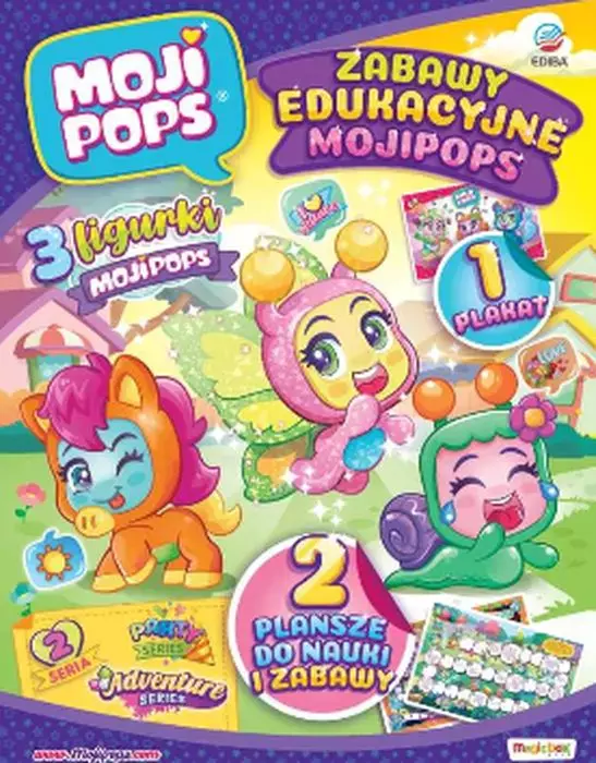 MojiPops. Zabawy edukacyjne. Seria 2 - Książki