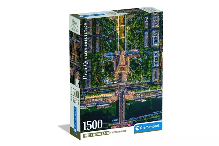 CLE puzzle 1500 Compact Flying Over Paris 31742