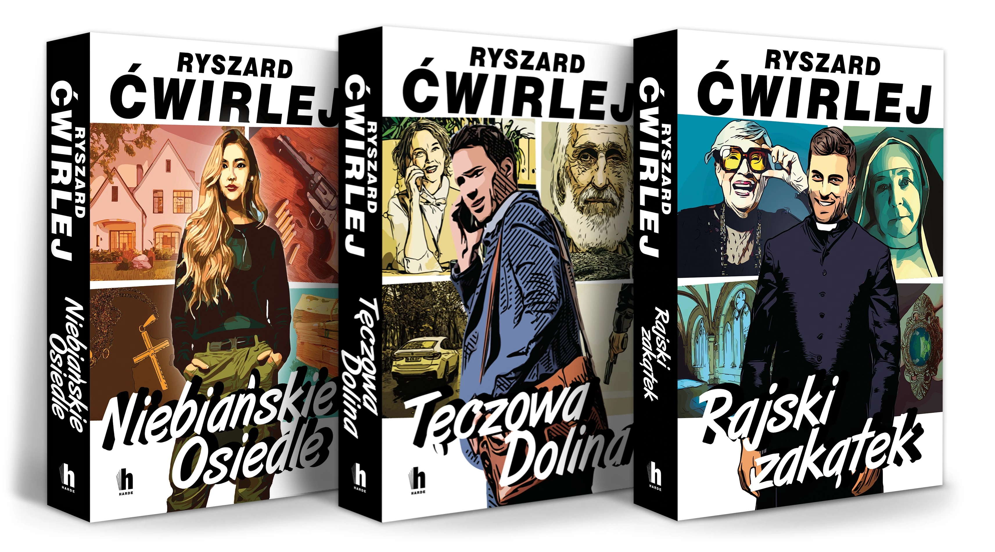 Pakiet Ćwirlej: Niebiańskie osiedle, Tęczowa dolina, Rajski zakątek - Książki