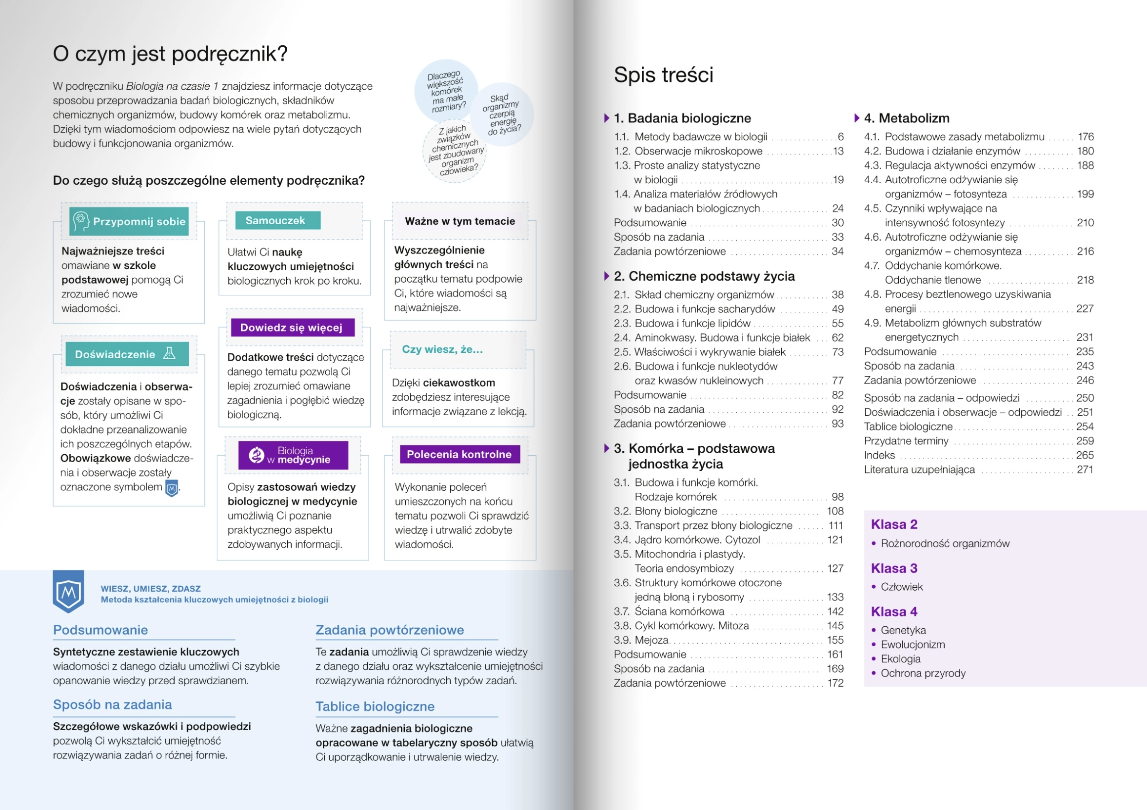 Nowa Biologia na czasie 1. Podręcznik dla liceum ogólnokształcącego i