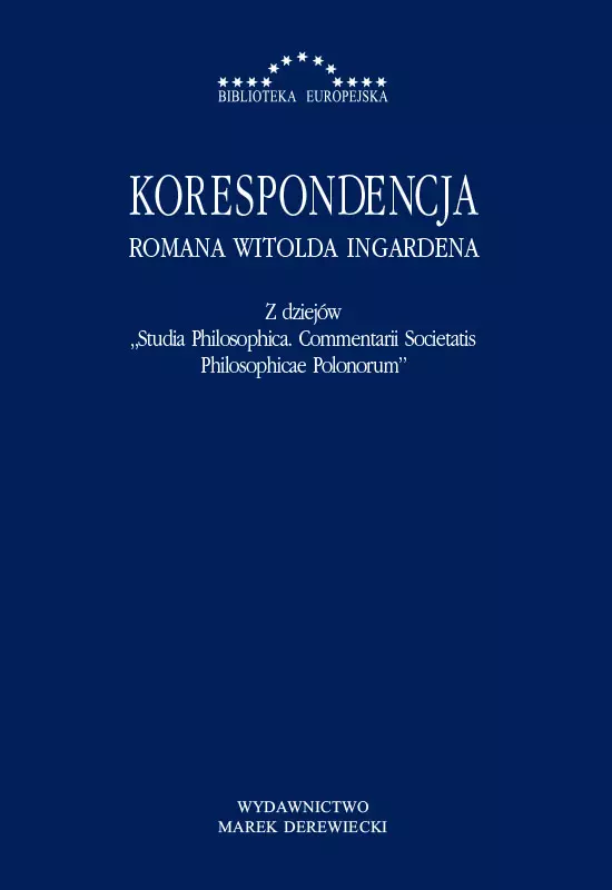 Korespondencja Romana Witolda Ingardena