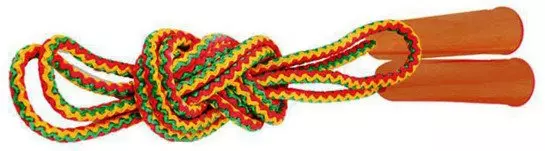 Skakanka sznurkowa, 200 cm, mix kolorów - Zabawki