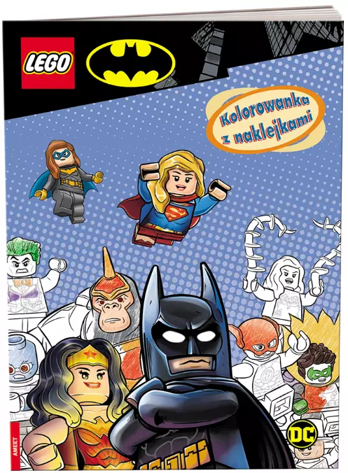 LEGO Batman. Kolorowanka z naklejkami - Książki