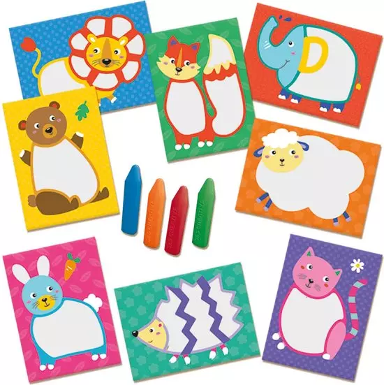 My first kredki Karty ze zwierzętami