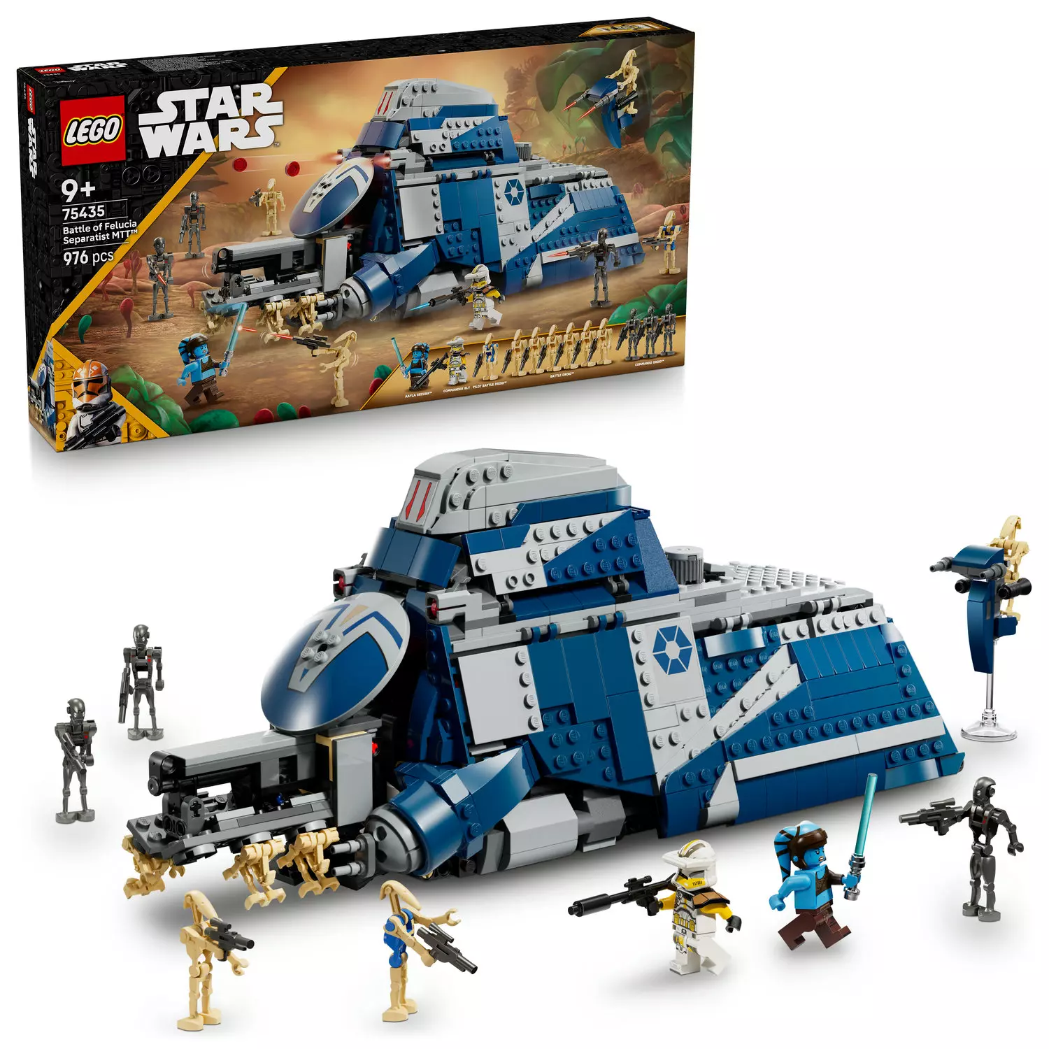 LEGO Star Wars™ Transporter MTT™ Separatystów z bitwy o Felucję 75435 - Zabawki