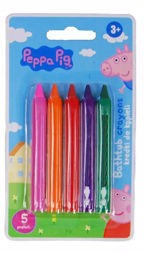 Kredki do kąpieli 5k Świnka Peppa Astra - Papiernicze i szkolne