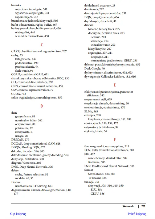 Uczenie maszynowe z użyciem Scikit-Learn, Keras i TensorFlow - Książki