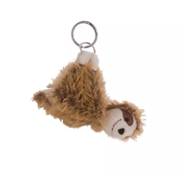 Porte-clés NICI Paresseux Chill Bill - Peluche 10cm Marron Porte-clés Peluche Marron