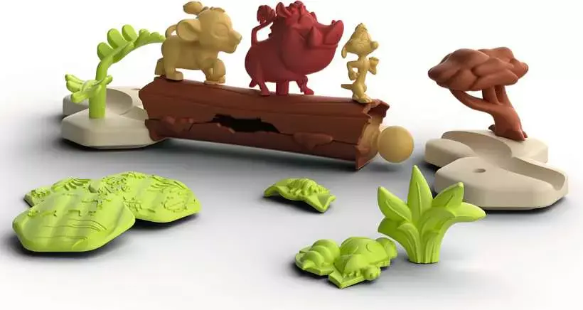 Gravitrax Junior. Disney. Król Lew (zestaw uzupelniający) - Zabawki