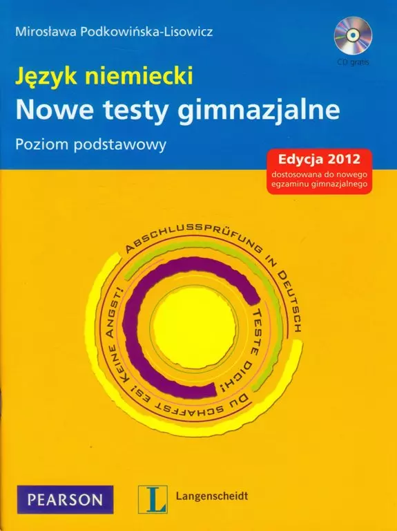 Język niemiecki. Nowe testy gimnazjalne. Poziom podstawowy - Książki
