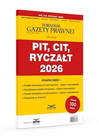 PIT, CIT, ryczałt 2026 - Książki