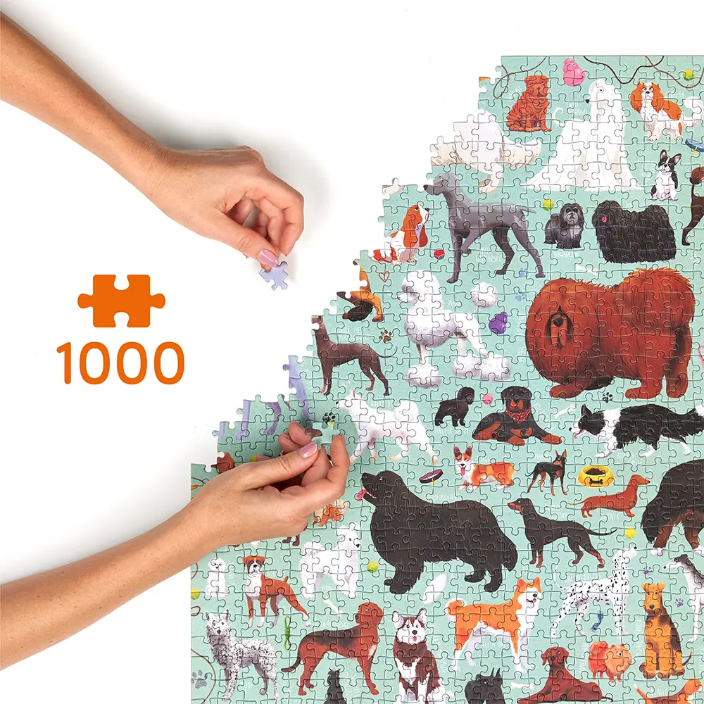 Puzzlove CzuCzu 1000 elementów. Psy - Puzzle