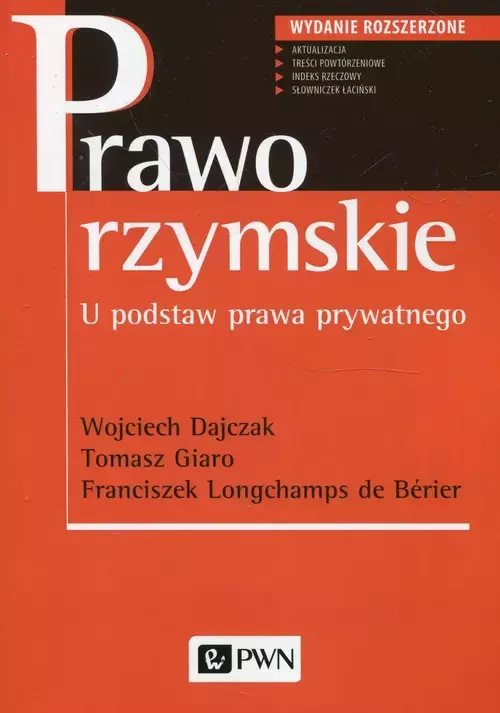 Prawo rzymskie. U podstaw prawa prywatnego - Książki