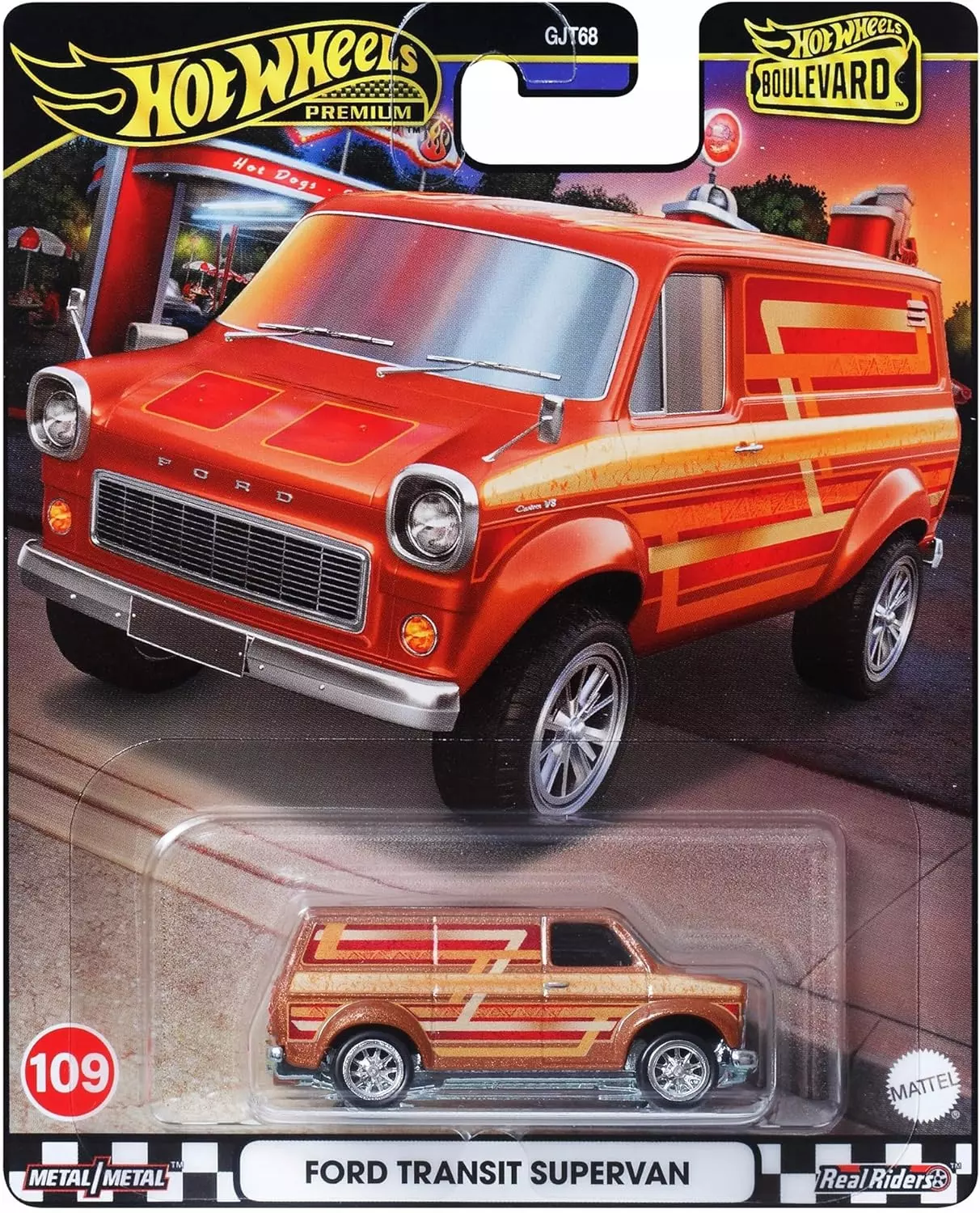 Hot Wheels. HRT76 Car Boulevard. Ford Transit Supervan