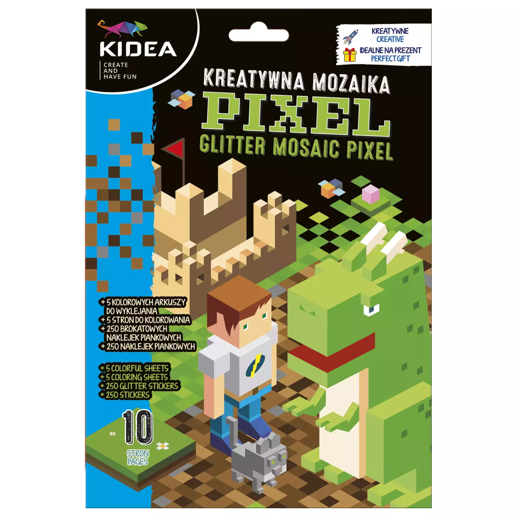 Zestaw kreatywny. Kreatywna mozaika Pixel Kidea - Zabawki