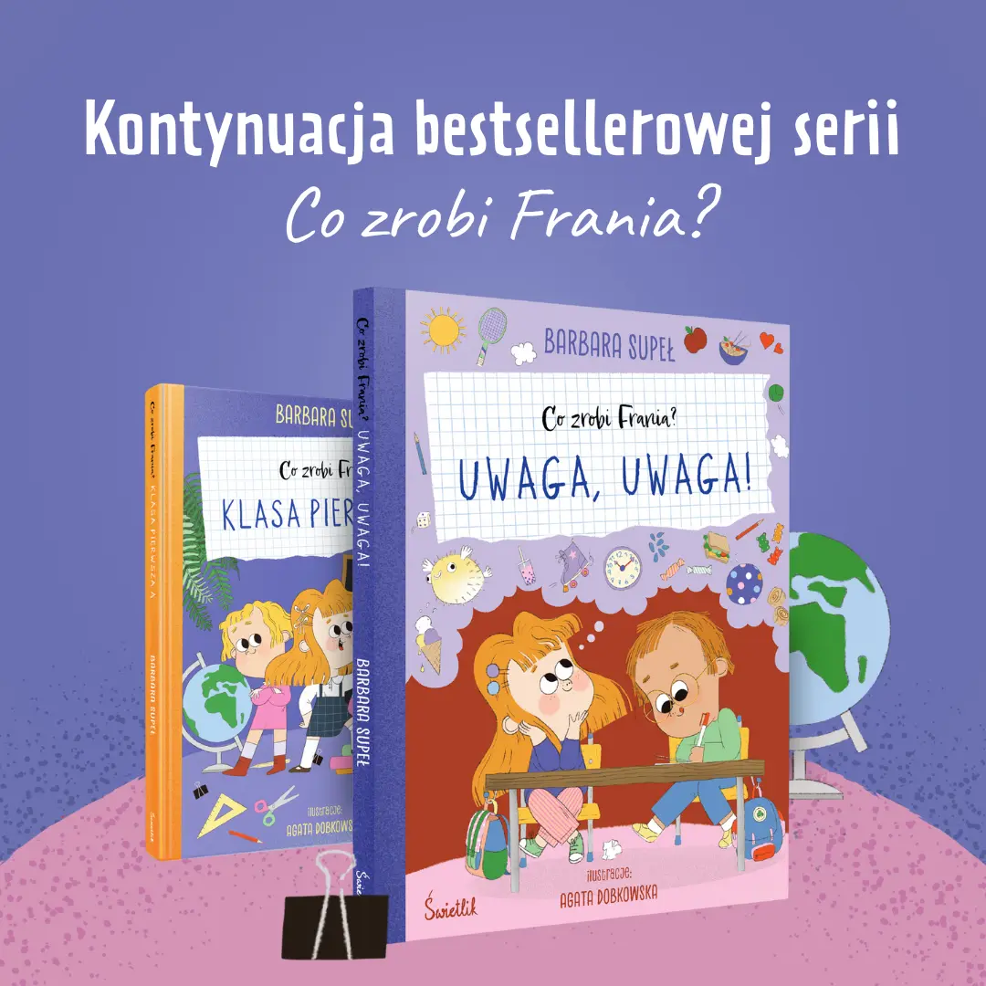 Uwaga, uwaga! Co zrobi Frania - Książki