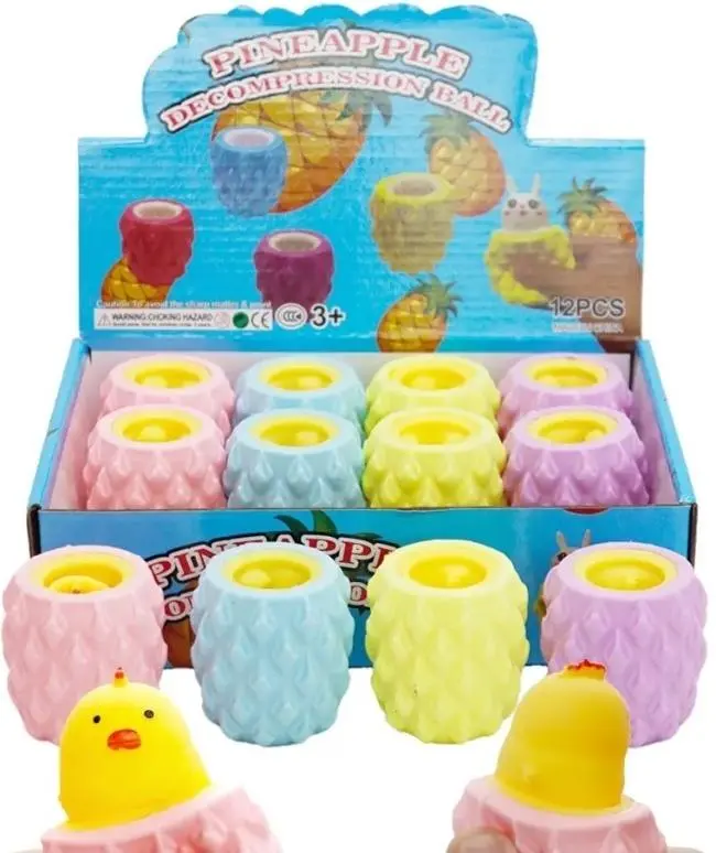 Gniotek kurczak MIX - Zabawki